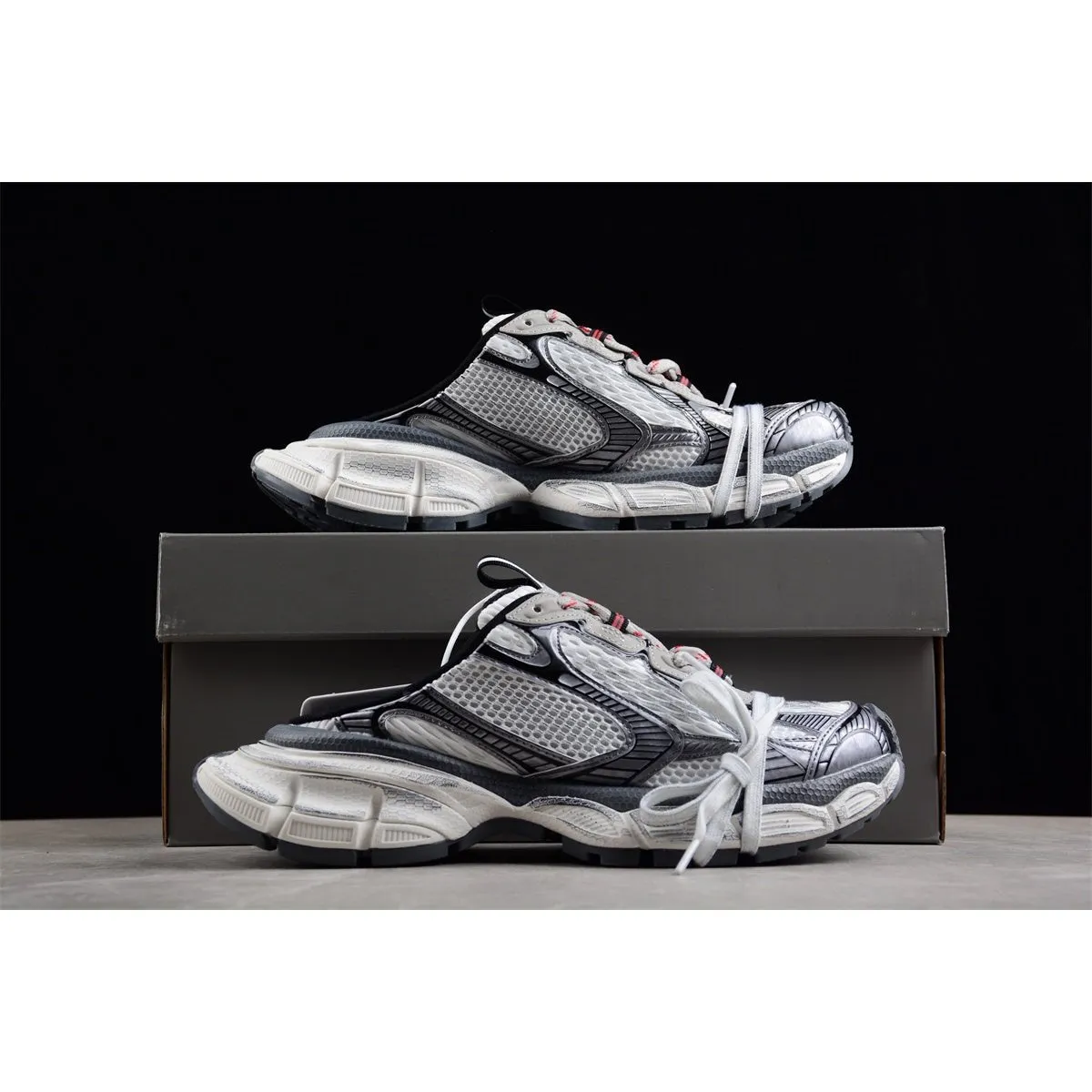 3XL Last chance MULE GREY BALENCIAGA Great savings RED x