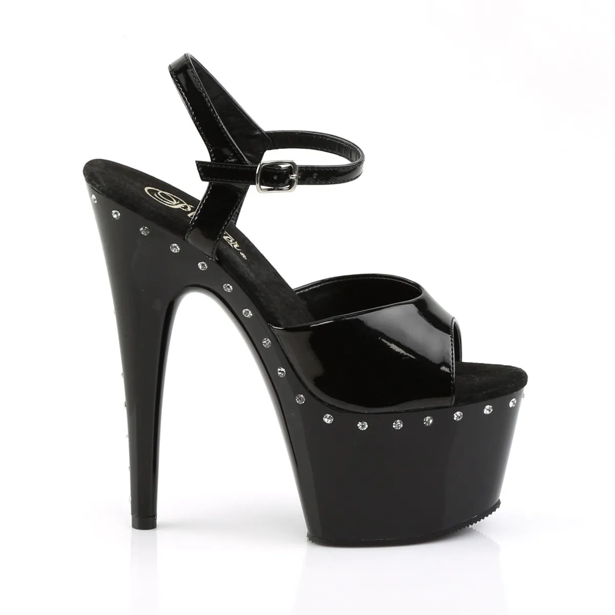 7 Inch Heel ADORE-709LS Black Patent