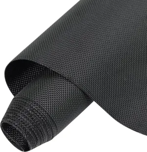 840D Waterproof Canvas Fabric with PU Backing Anti UV Marine Canvas Material Outdoor Oxford Material for Tents,Boats,Camping (Black, 72inchx60inch)