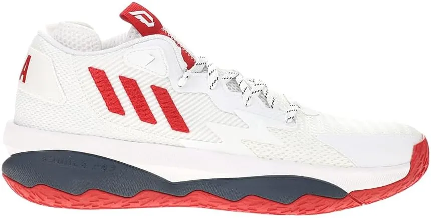 adidas Mens Sm Dame 8 Basketball Sneakers Shoes - White - Size 11.5 M