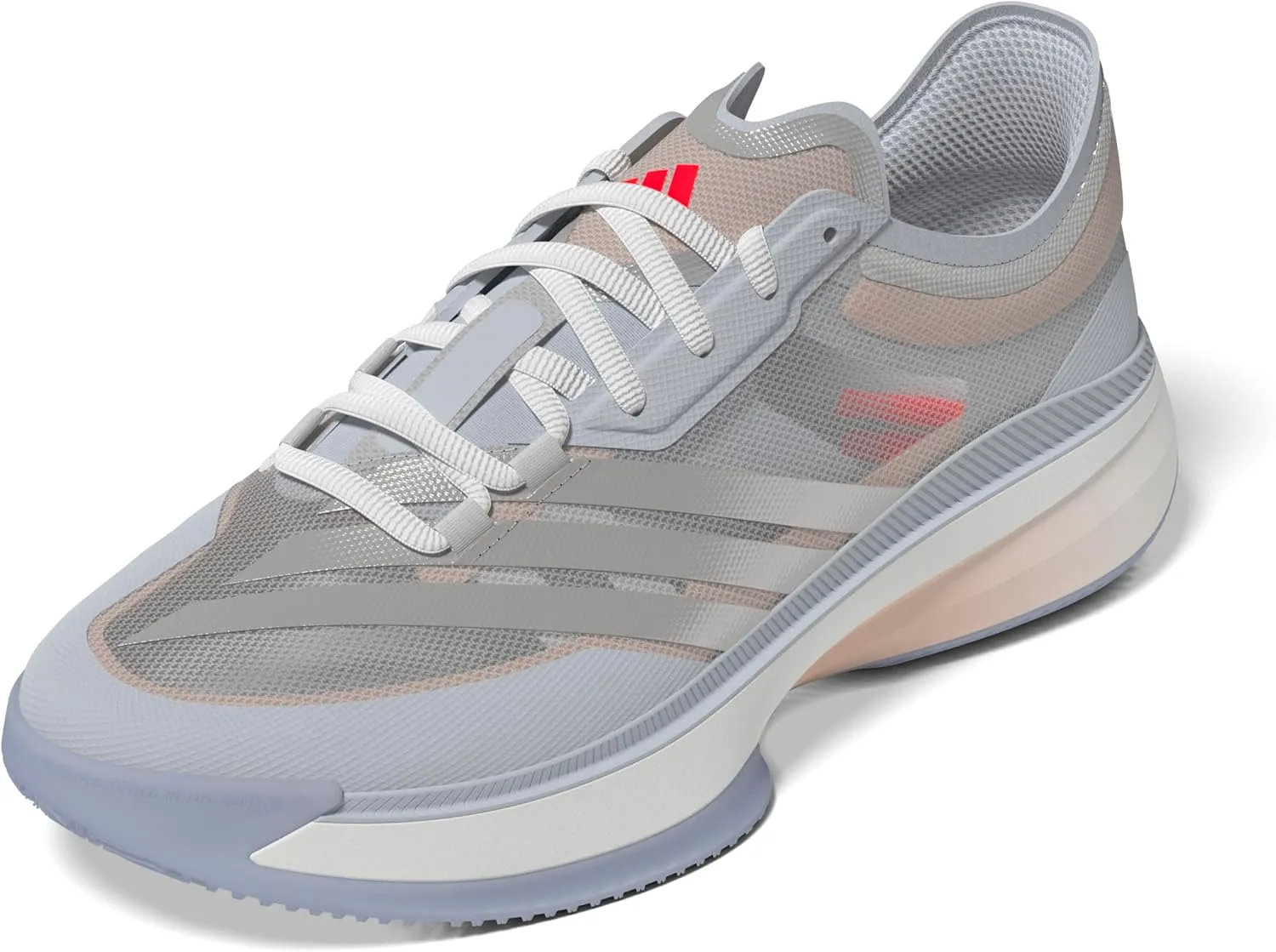 adidas Unisex Adizero Select 3.0 Basketball Sneaker, Halo Blue/Silver Metallic/Powder Coral, 13 US Men