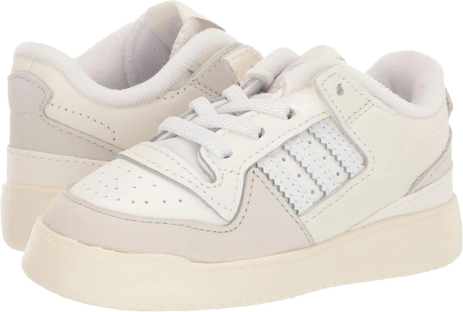 adidas Unisex-Child Forum Low Elastic Lace Sneaker