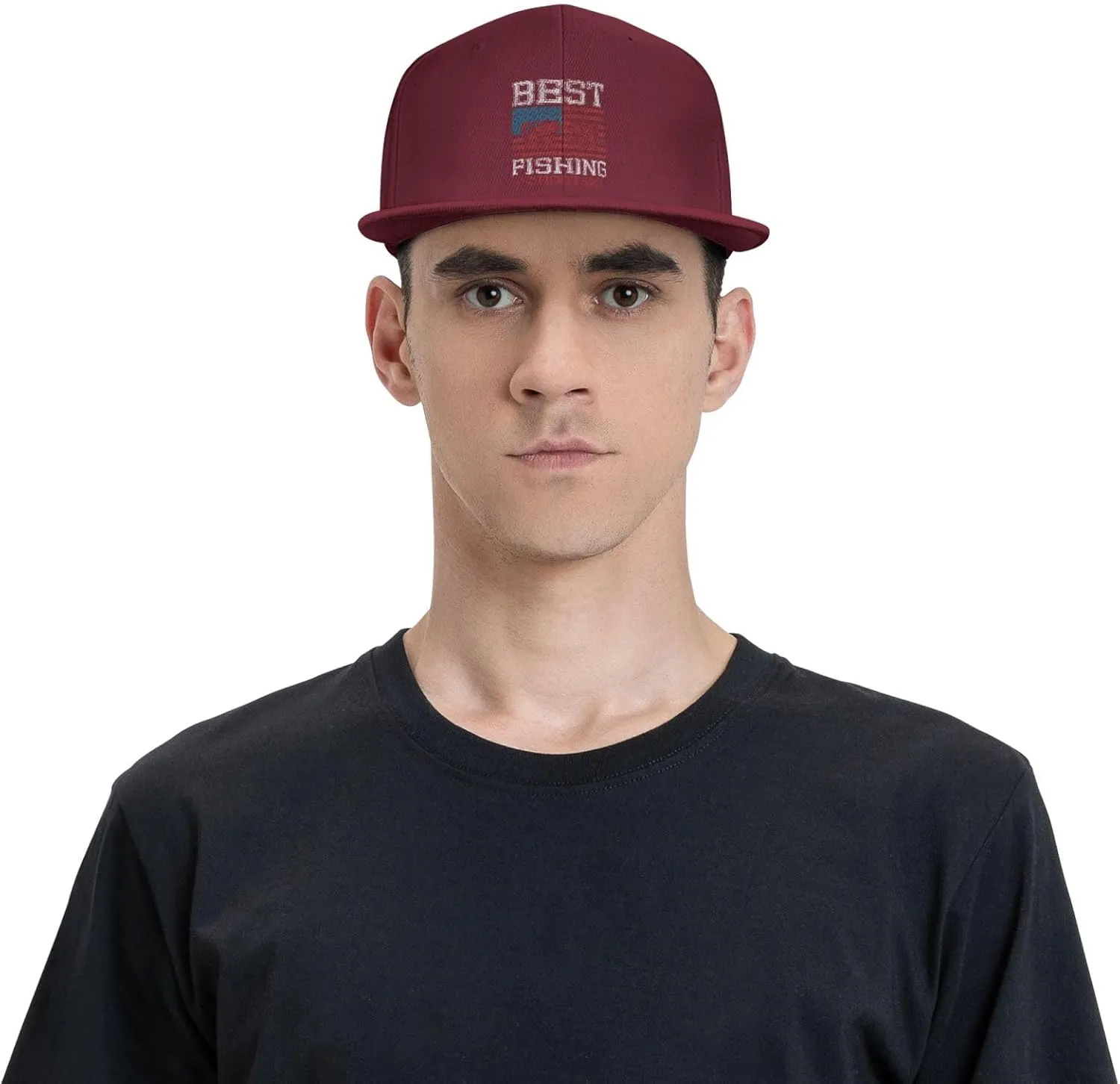 Adjustable Best Fishing Boots Snapback Hat for Men Women Baseball Cap Dad Hats