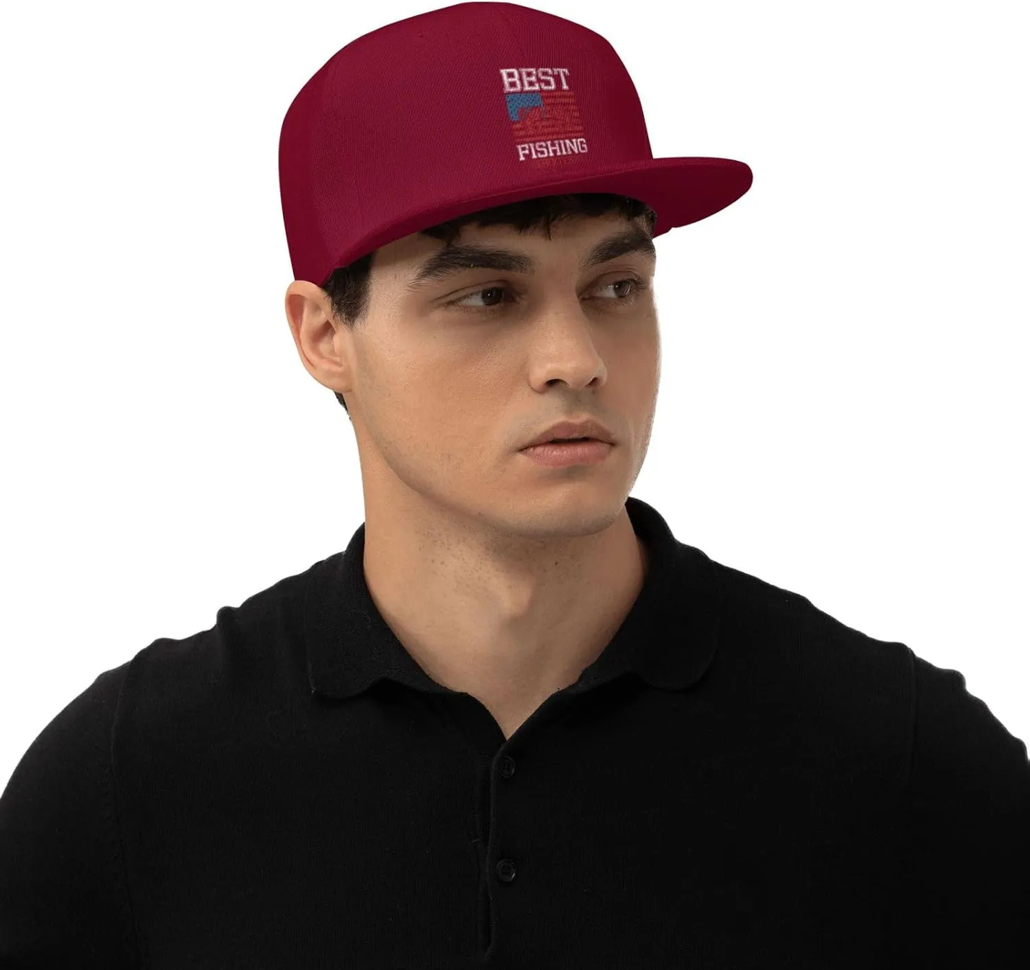 Adjustable Best Fishing Boots Snapback Hat for Men Women Baseball Cap Dad Hats