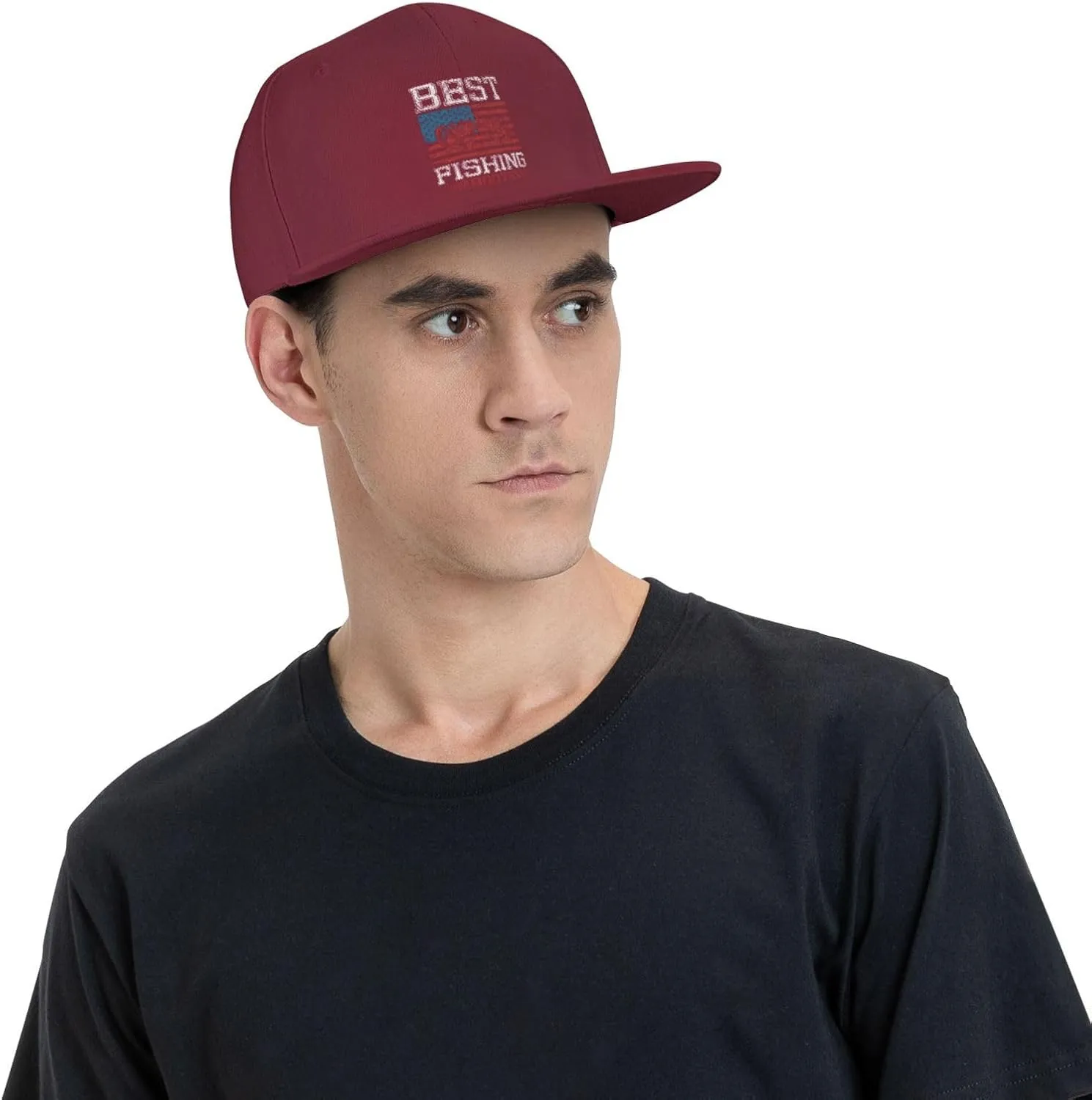 Adjustable Best Fishing Boots Snapback Hat for Men Women Baseball Cap Dad Hats