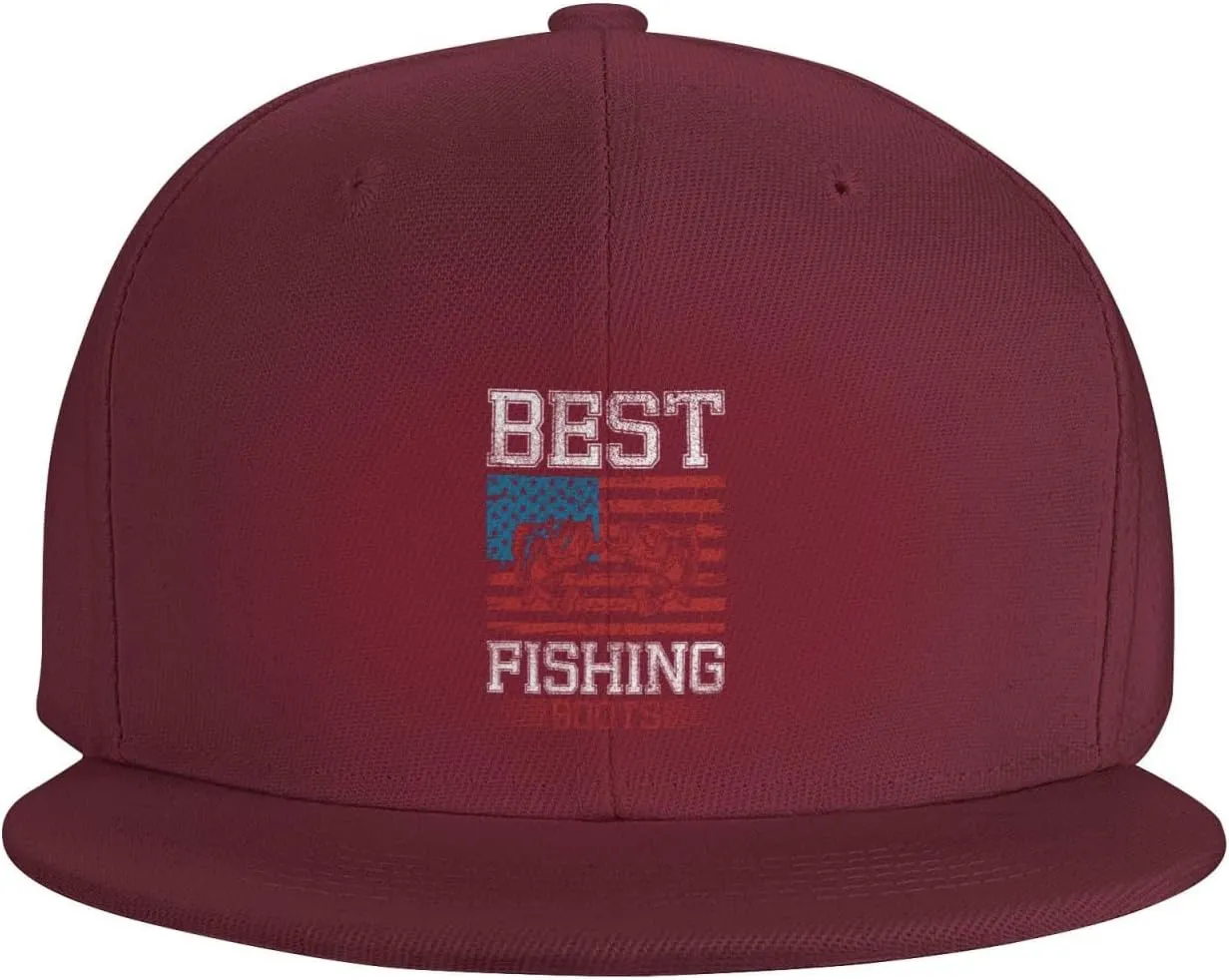 Adjustable Best Fishing Boots Snapback Hat for Men Women Baseball Cap Dad Hats