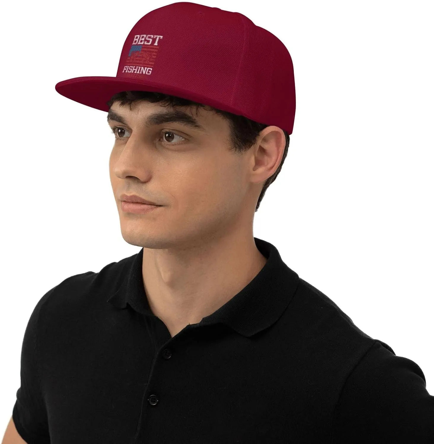Adjustable Best Fishing Boots Snapback Hat for Men Women Baseball Cap Dad Hats