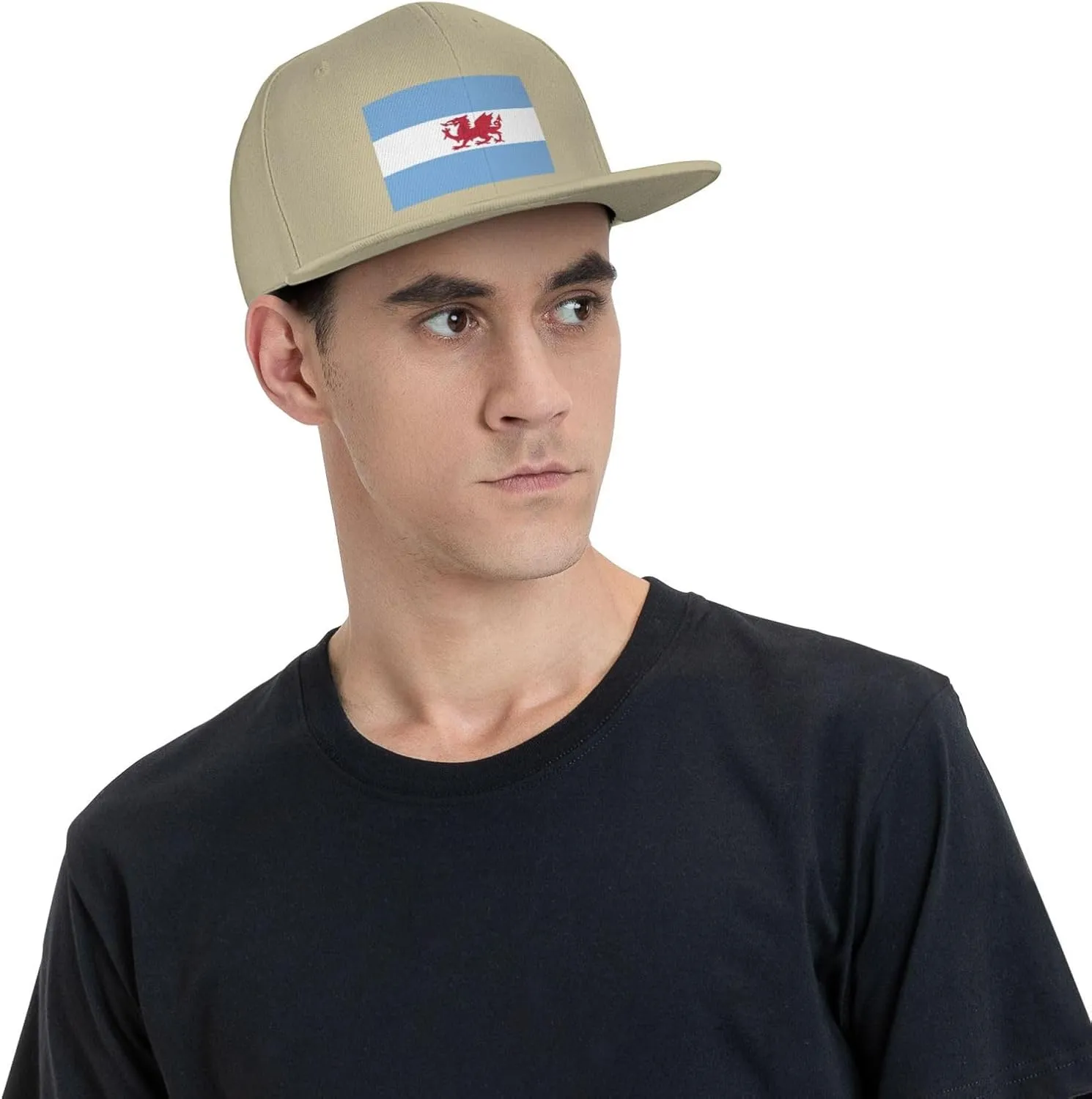 Adjustable Flag of The Welsh Colony in Patagonia Snapback Hat for Men Women Baseball Cap Dad Hats