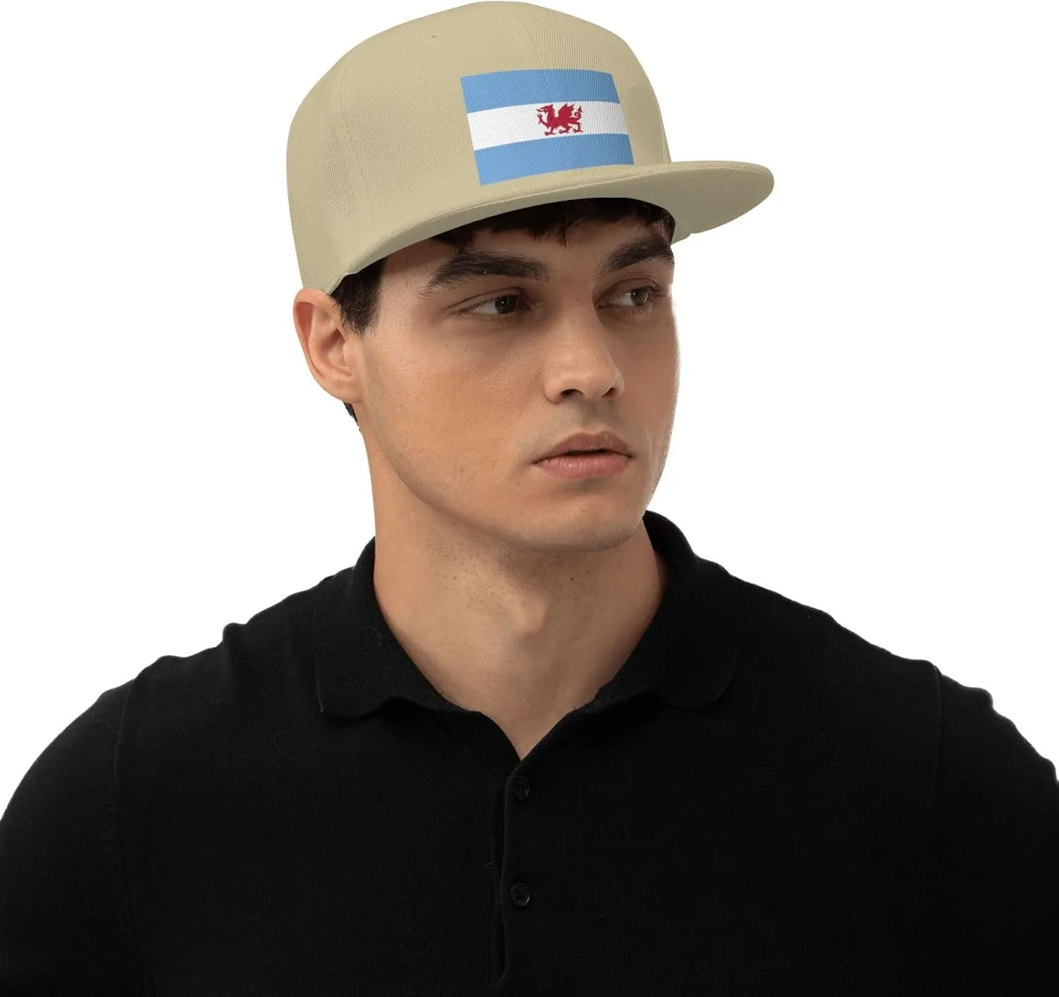 Adjustable Flag of The Welsh Colony in Patagonia Snapback Hat for Men Women Baseball Cap Dad Hats