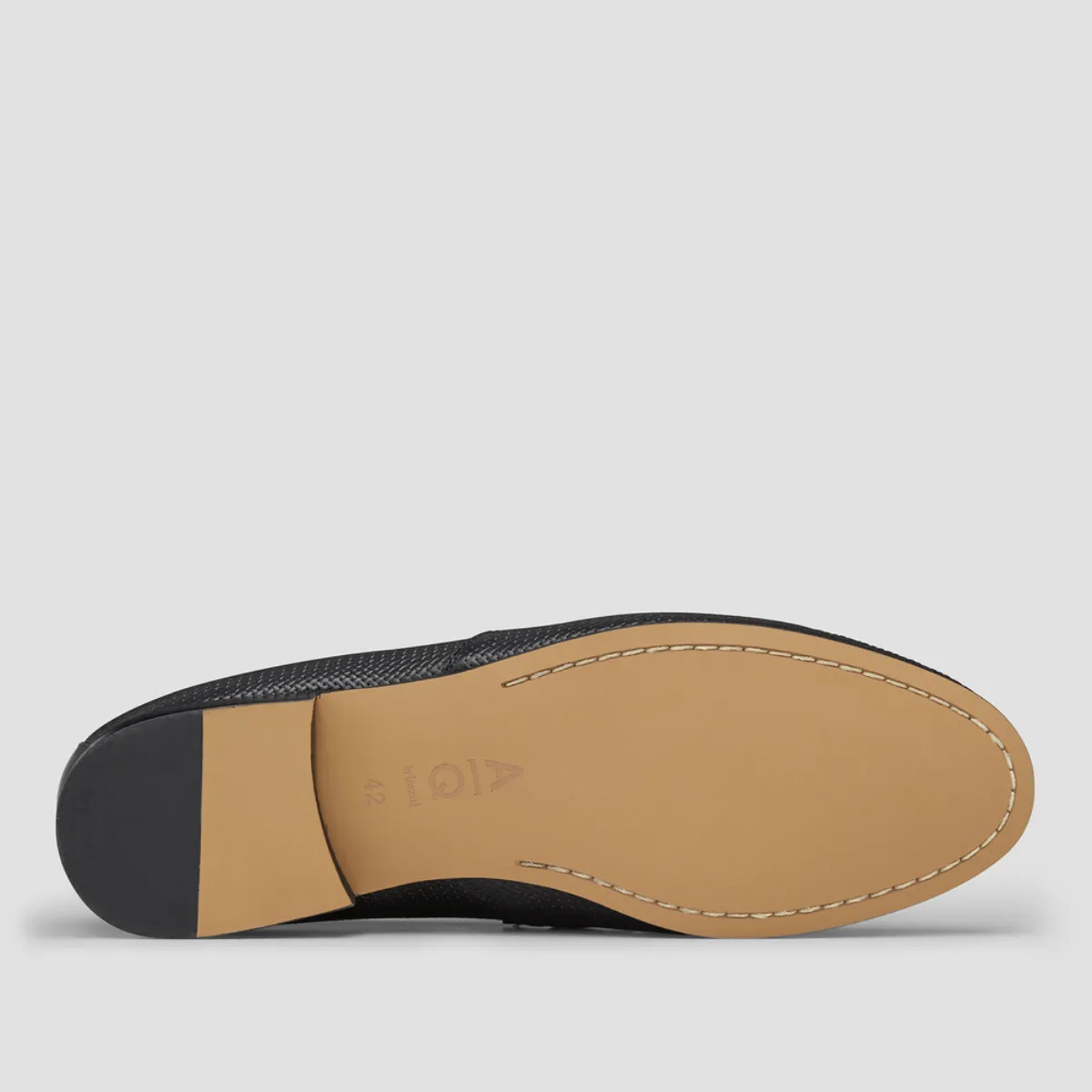 AQ By Aquila cavarra mens penny loafers in black