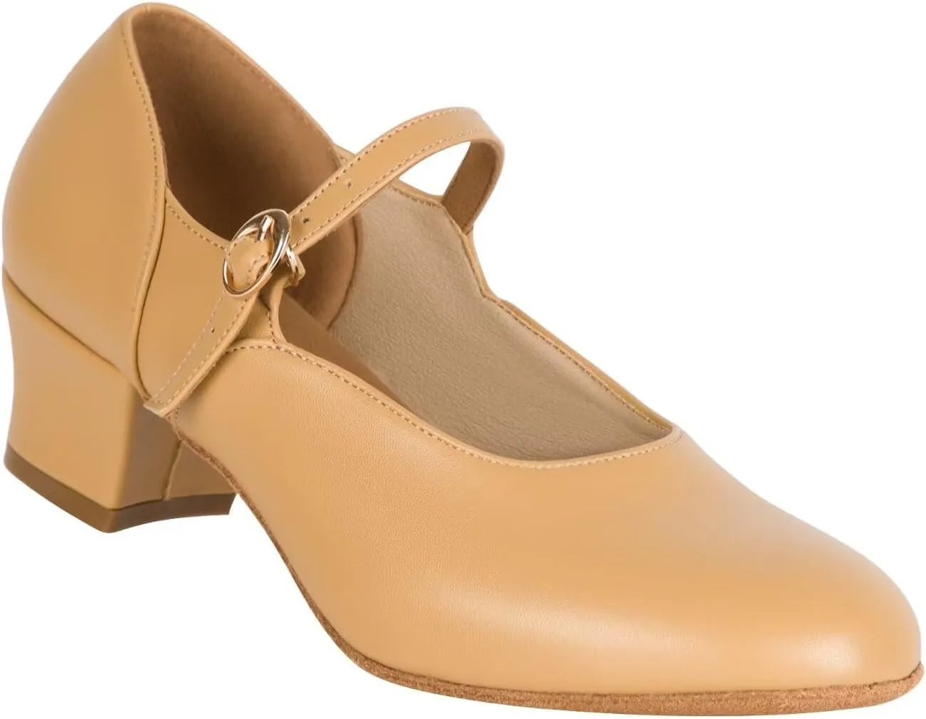 ARCLIBER Black Character Shoes for Women Low Heel Cuban Heel Dance Shoes Ankle Strap Dancing Shoes