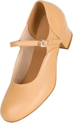 ARCLIBER Black Character Shoes for Women Low Heel Cuban Heel Dance Shoes Ankle Strap Dancing Shoes
