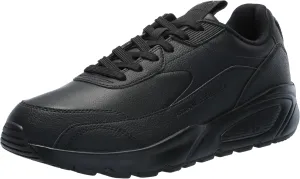 Armani Exchange Men's Bronx Solid Colored Leather Low Top Sneaker