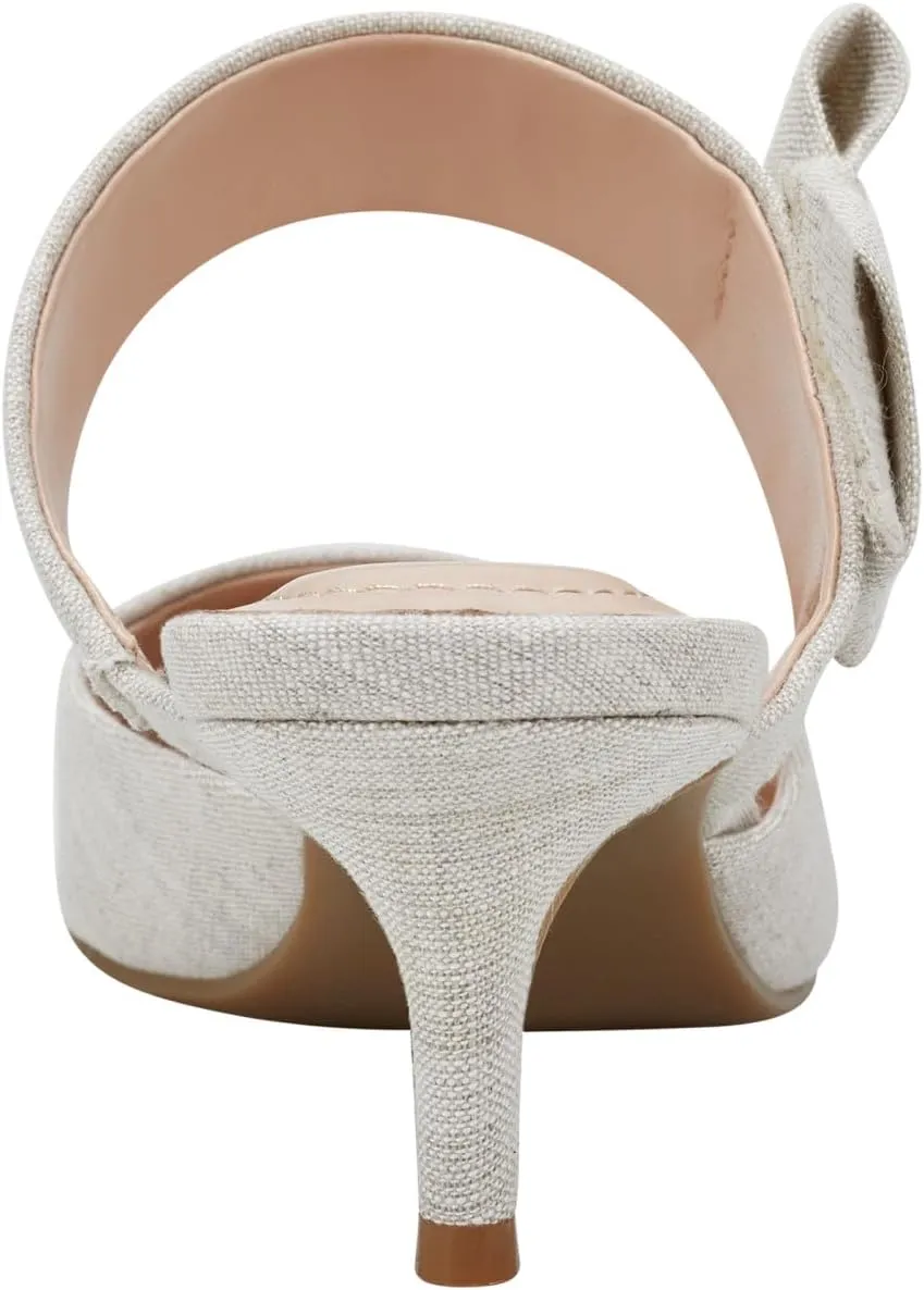 Bandolino Womens Millie 2 Faux suede Pointed Toe Heel Sandals