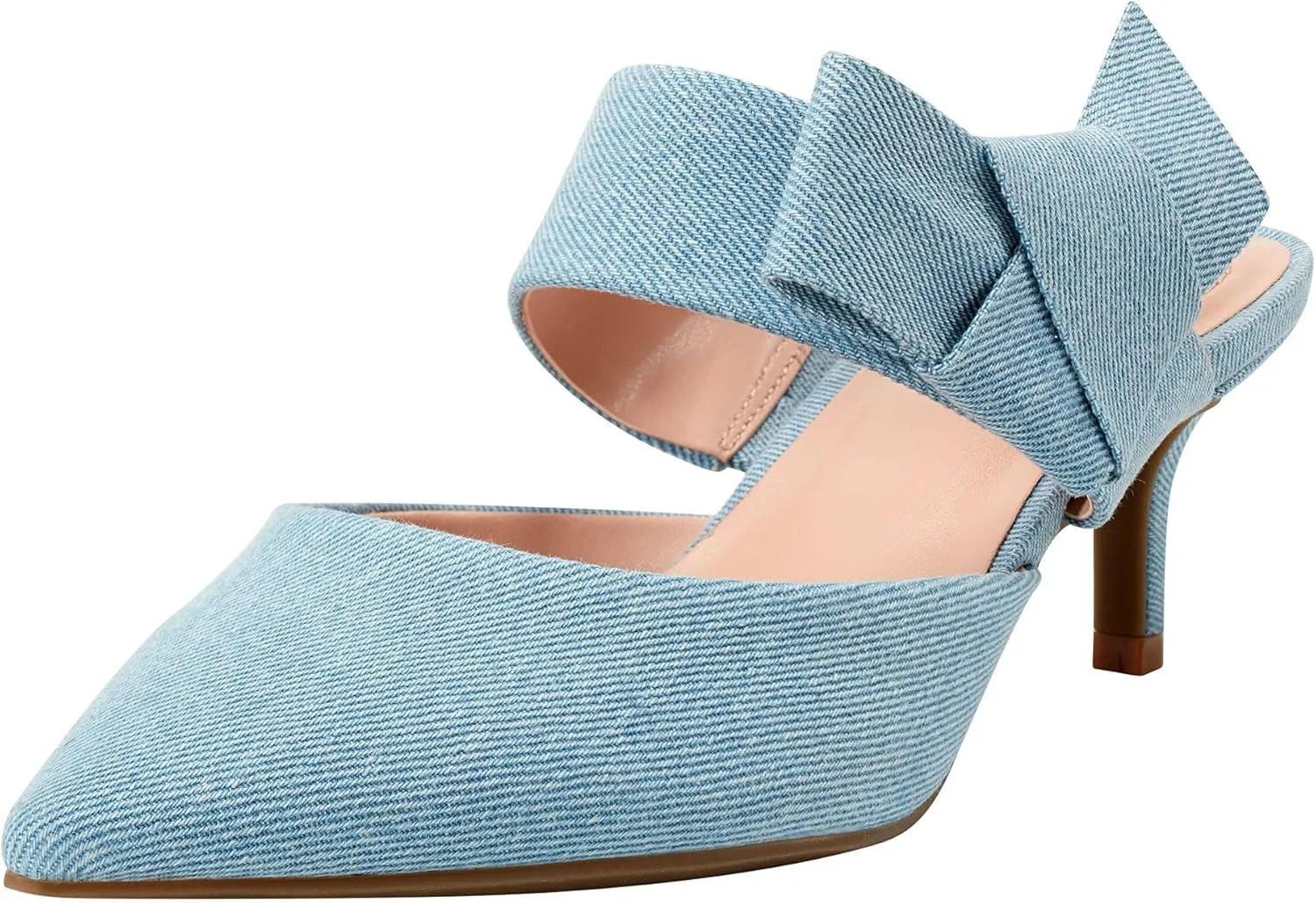 Bandolino Womens Millie 2 Faux suede Pointed Toe Heel Sandals