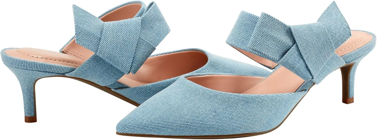 Bandolino Womens Millie 2 Faux suede Pointed Toe Heel Sandals