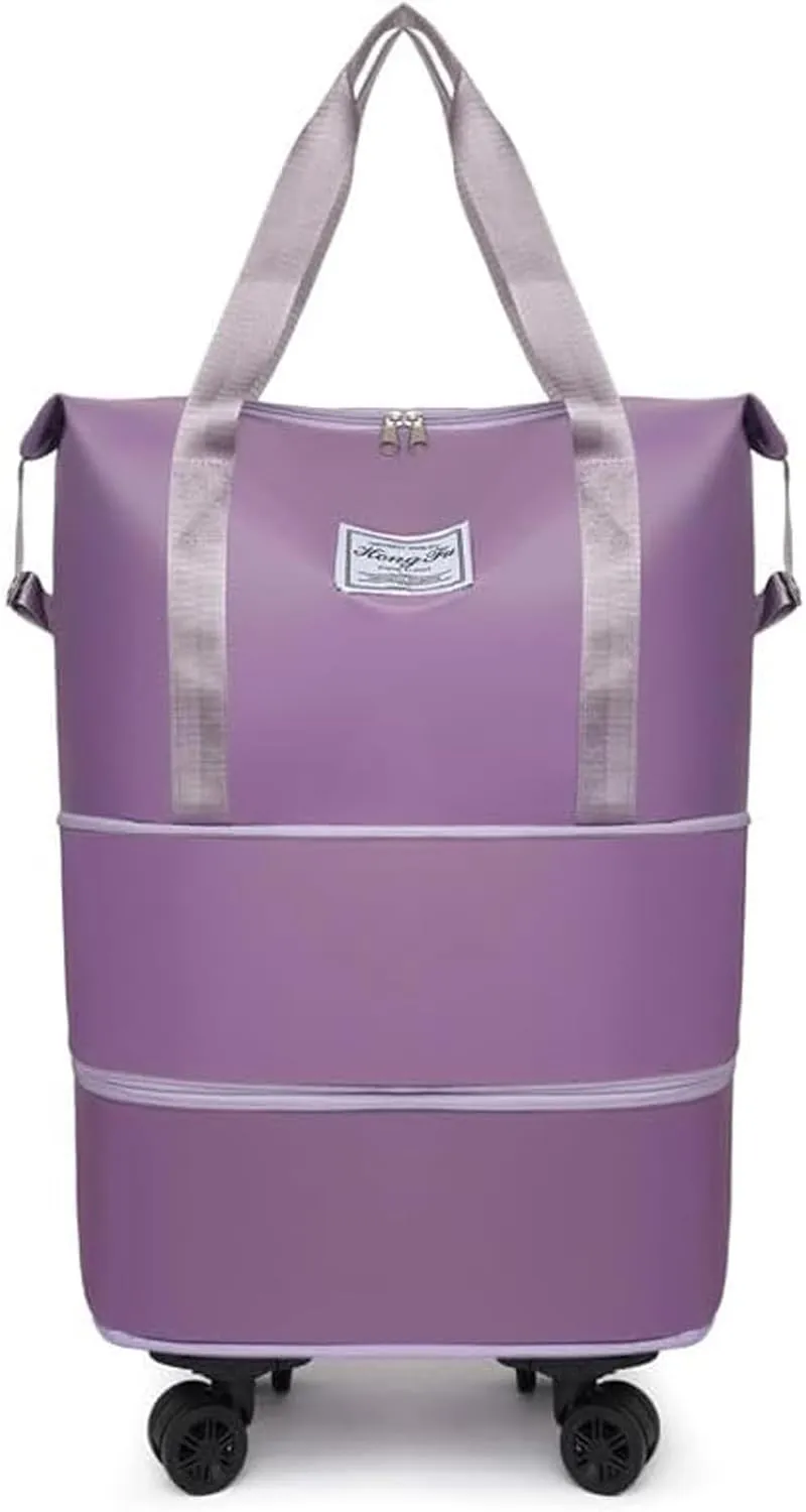 Beente Travel Bag with Wheels, 2025 New Large Capacity Travel Bag with Removable Wheels (Green,One Size)