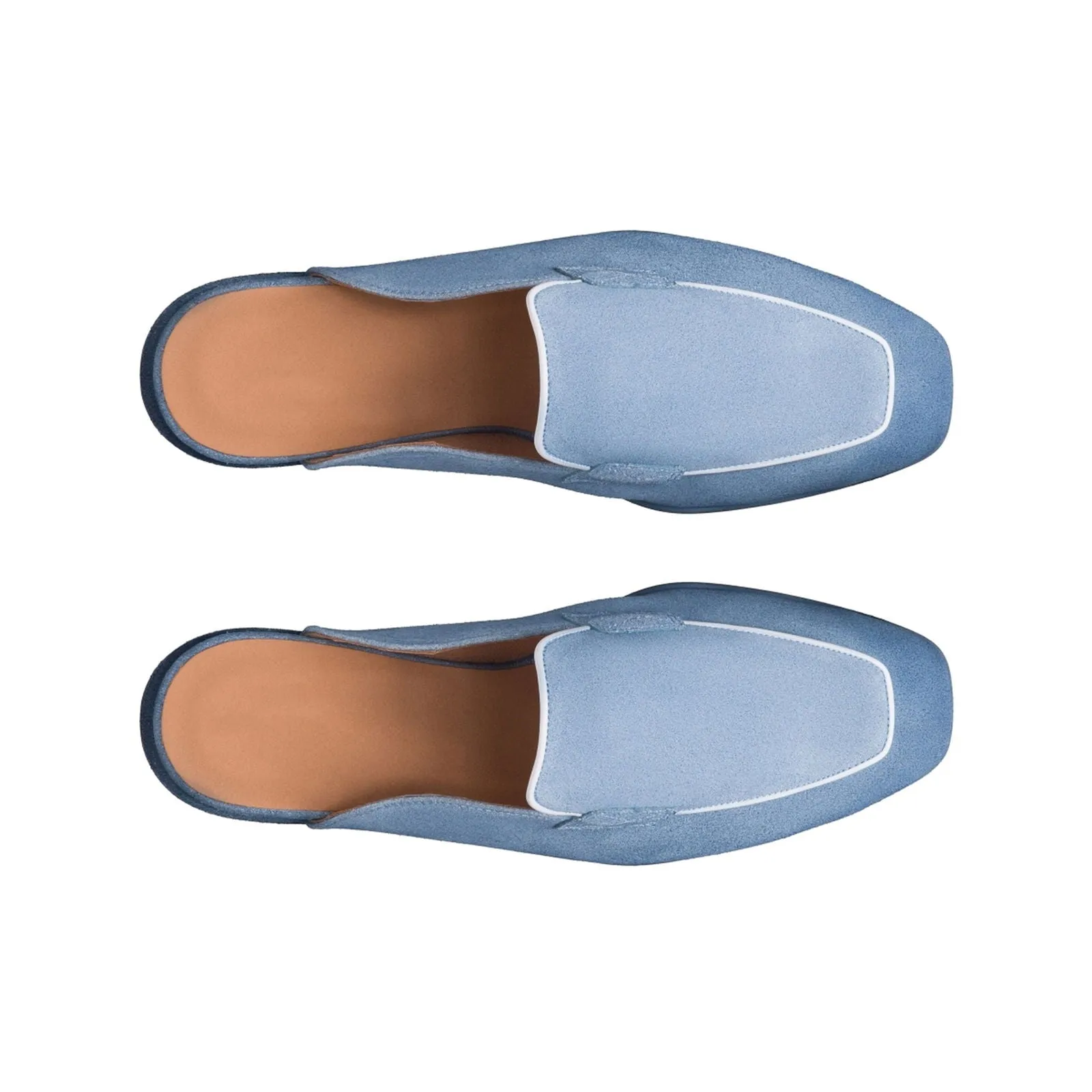 Bella Mule Bluebell Suede