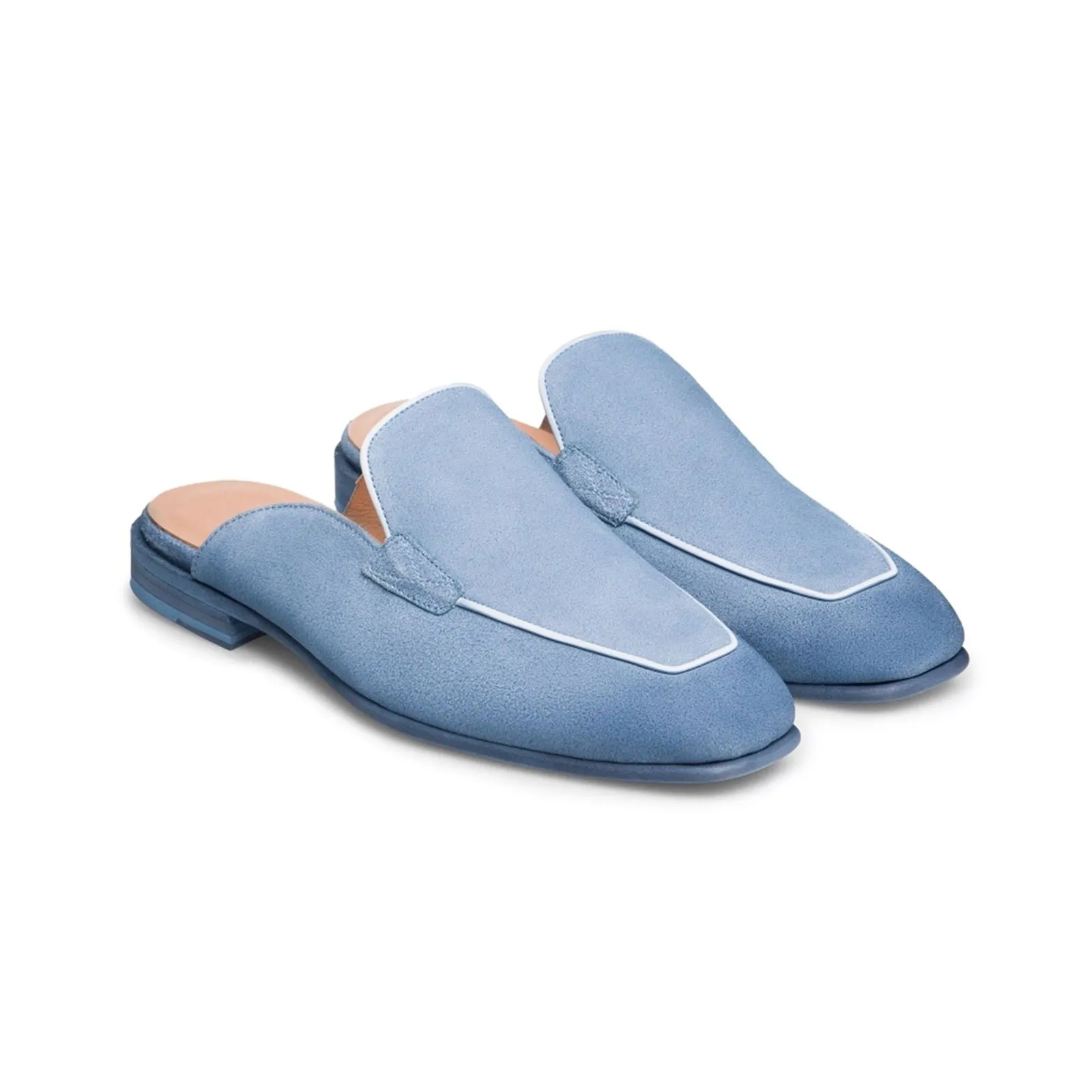 Bella Mule Bluebell Suede