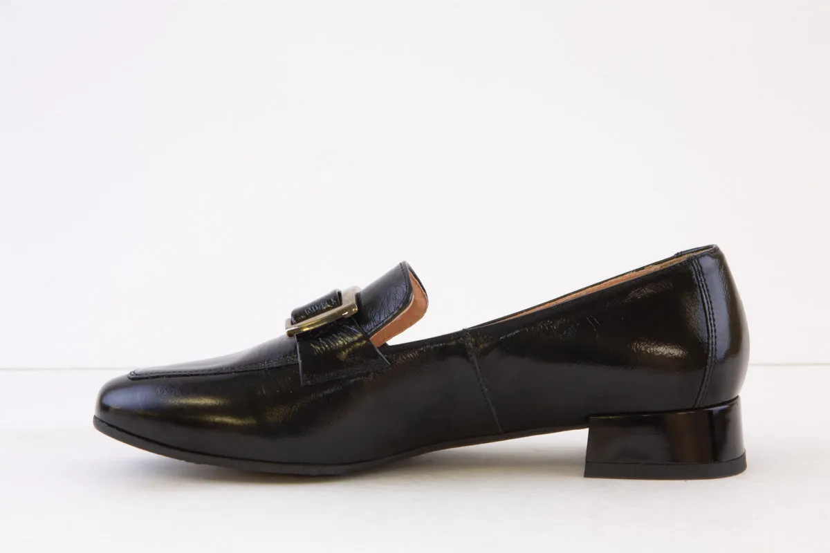 BIOECO - 6427/1974 LOW HEEL LOAFER - BLACK PATENT