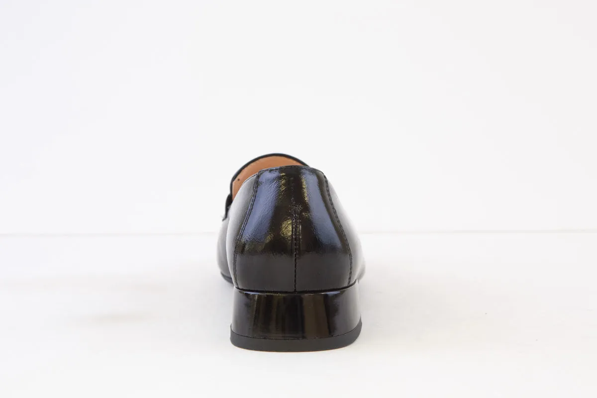 BIOECO - 6427/1974 LOW HEEL LOAFER - BLACK PATENT