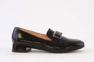 BIOECO - 6427/1974 LOW HEEL LOAFER - BLACK PATENT