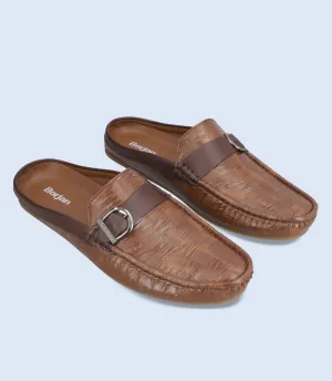 BM6684-TAN-Men Mule