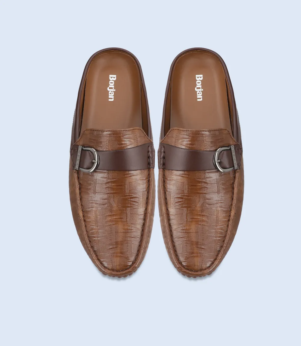 BM6684-TAN-Men Mule