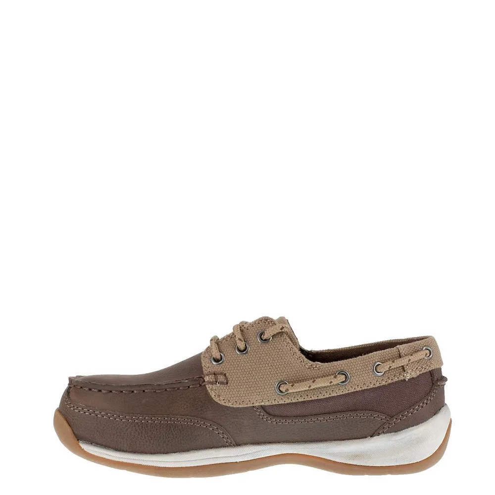 Boat Shoe,10,W,Brown,Steel,PR