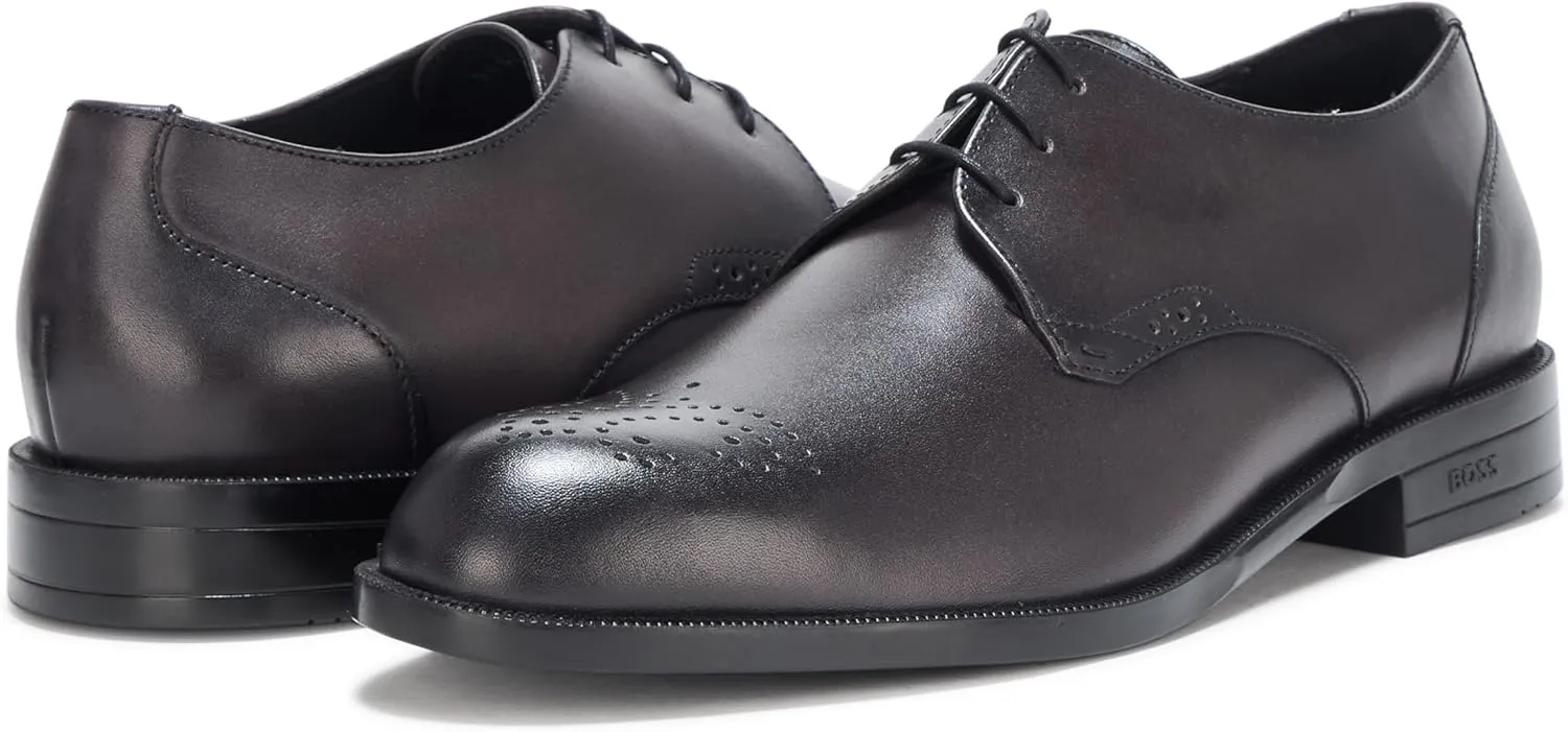 BOSS Men's Tayil Smooth Leather Derby Dress Shoe Oxford