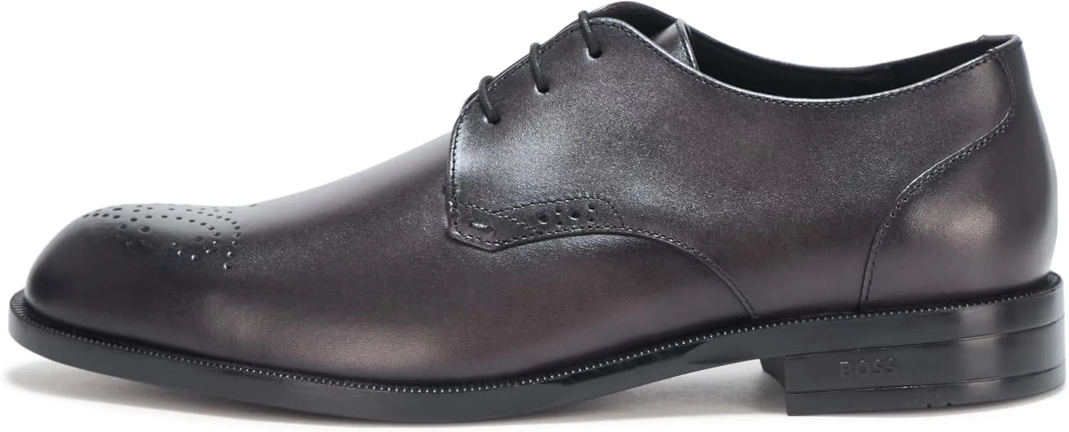 BOSS Men's Tayil Smooth Leather Derby Dress Shoe Oxford