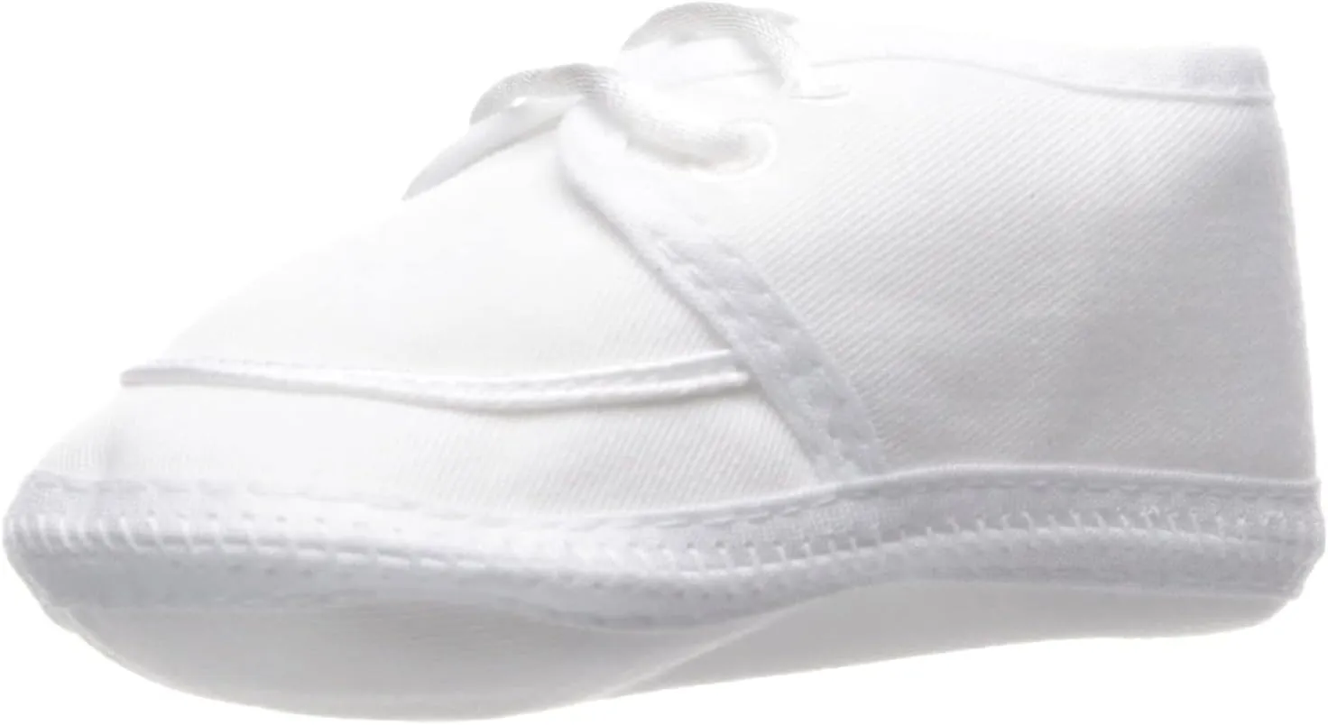 Boys Gabardine Christening Shoe