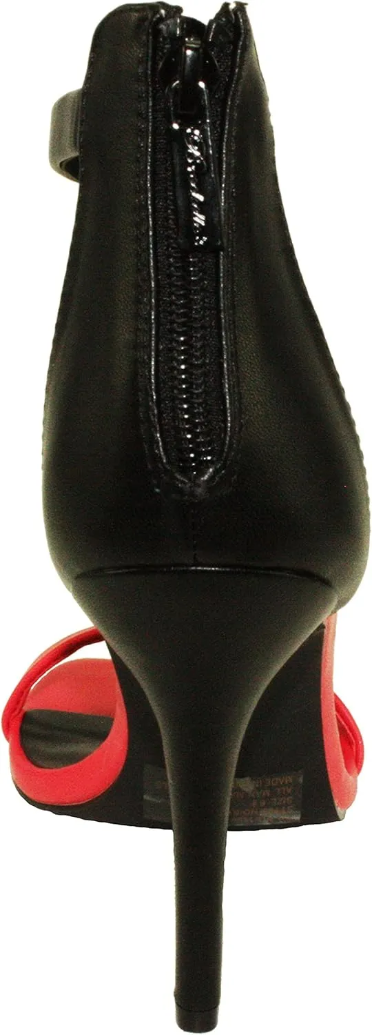Breckelle's Women's Swing-02 Ankle Strap Dress Stiletto High Heel Sandals