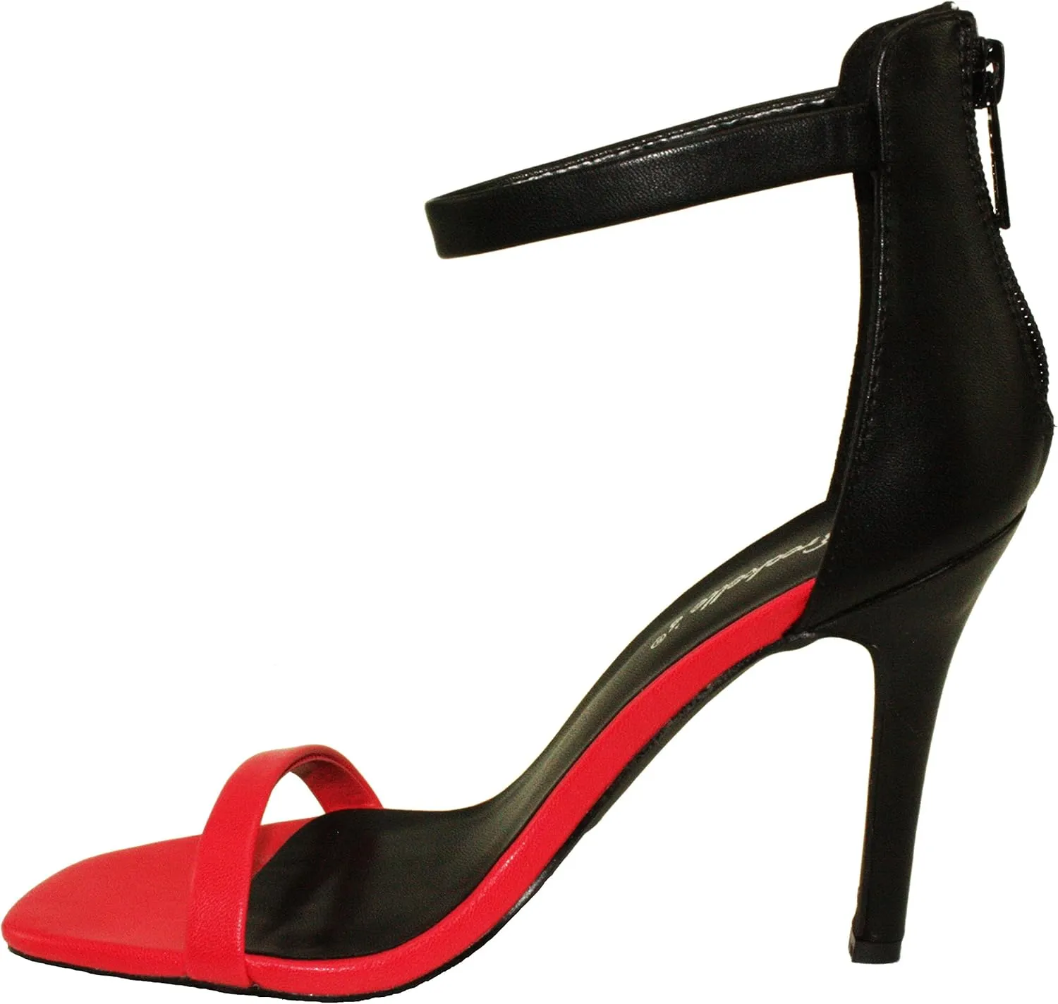 Breckelle's Women's Swing-02 Ankle Strap Dress Stiletto High Heel Sandals