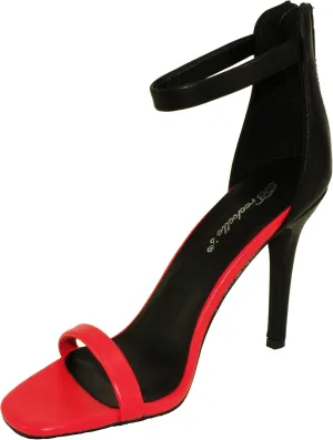 Breckelle's Women's Swing-02 Ankle Strap Dress Stiletto High Heel Sandals