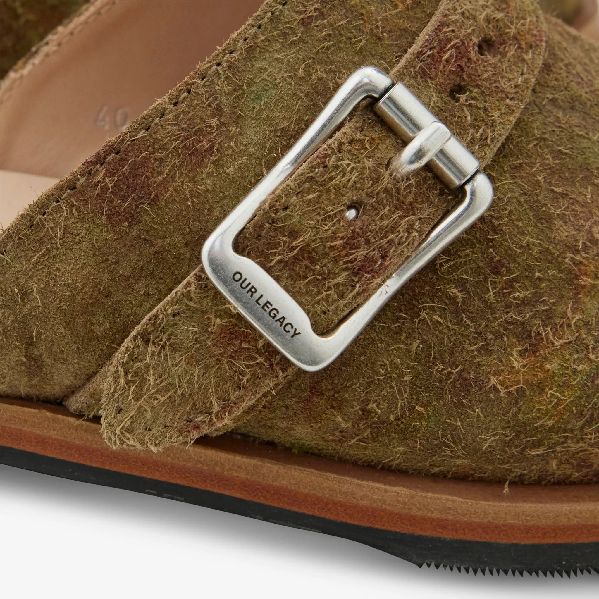 Camion Mule Petal Dance Rough Suede
