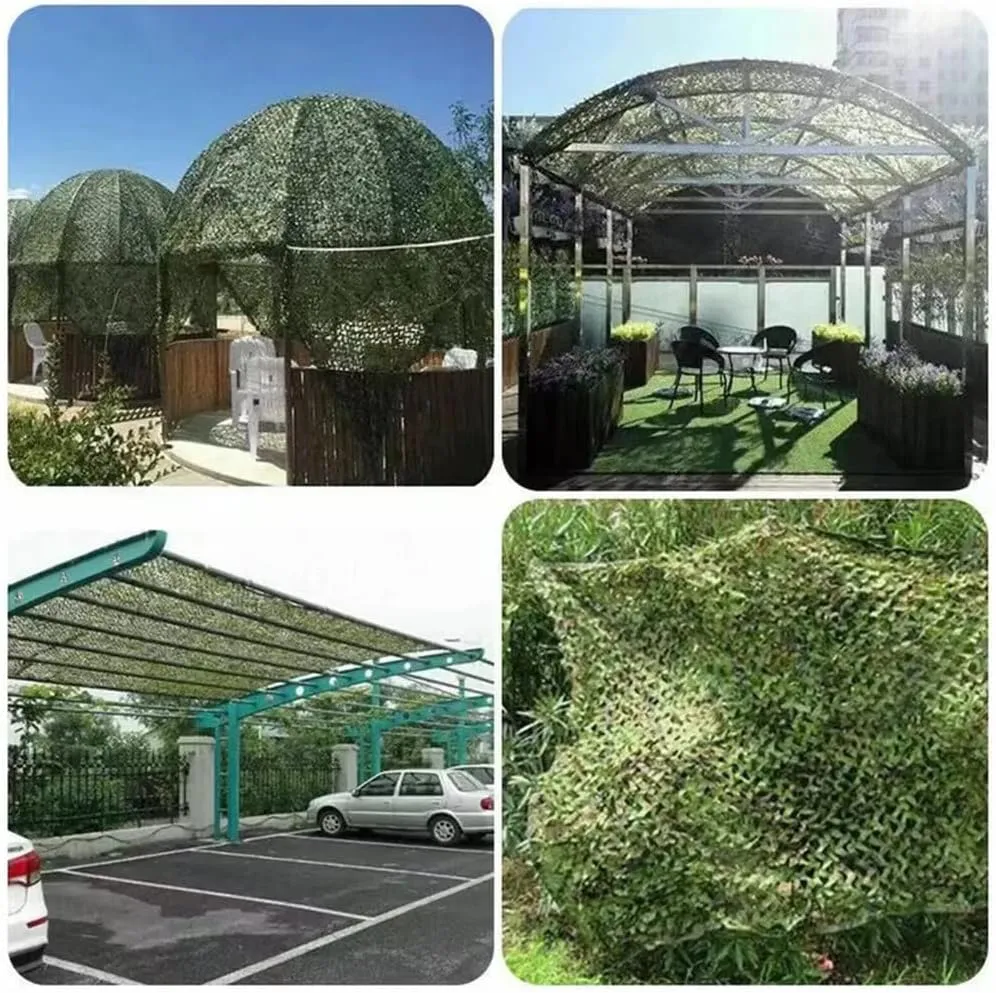 Camouflage Nets Hunting Military Army Tent Woodland Army Training Camo Netting Car Covers Shade Tent Outdoor Camping Sun Shelter 2x8m(6.6x26.2f)