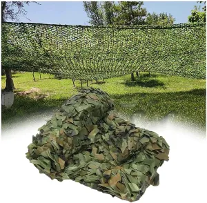 Camouflage Nets Hunting Military Army Tent Woodland Army Training Camo Netting Car Covers Shade Tent Outdoor Camping Sun Shelter 2x8m(6.6x26.2f)