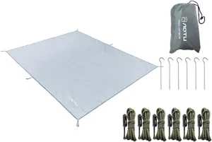 Camping Tarp Tent Tarp Camping Gear Must Haves Lightweight Rain Shelter Tent Footprint for Garden Backpacking Travel, 220cmx180cm