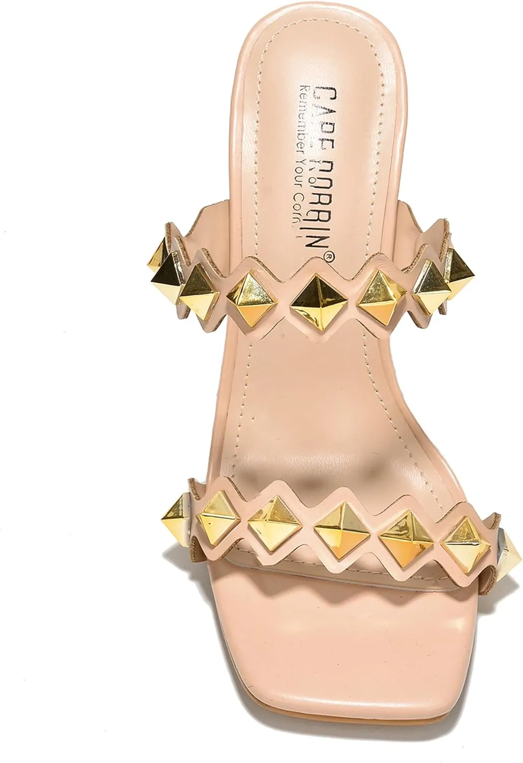 Cape Robbin Zinc Sexy High Heels for Women, Open Toe Shoes Heels