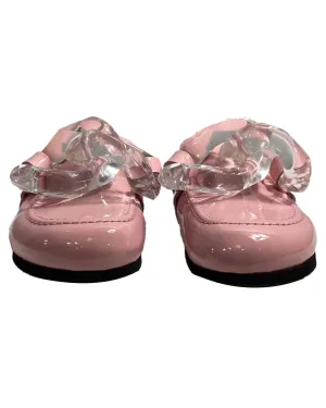 Chain Loafer Patent Leather Shoes