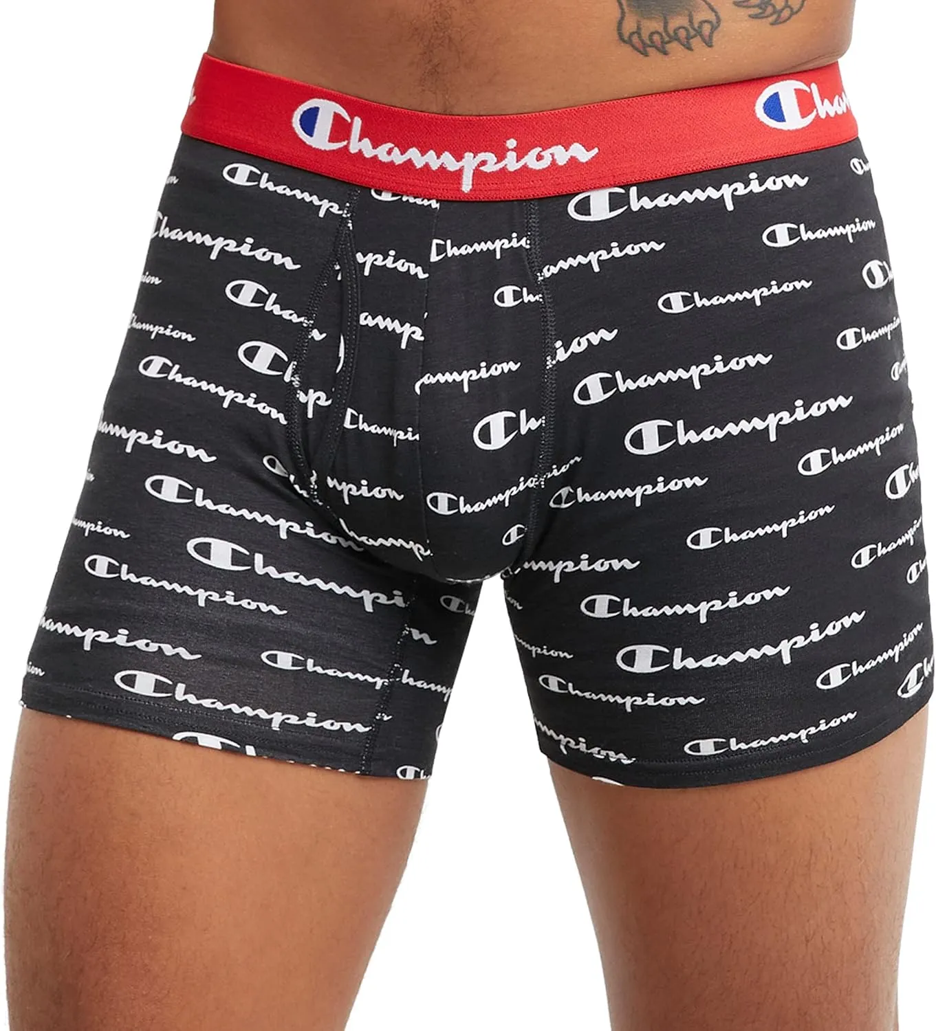 Champion Men's Everyday Cotton Stretch Boxer Briefs