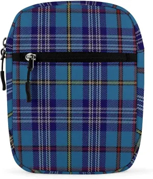 Citadel Military Academy Tartan Detachable Shoulder Strap Small Shoulder Bag Unisex