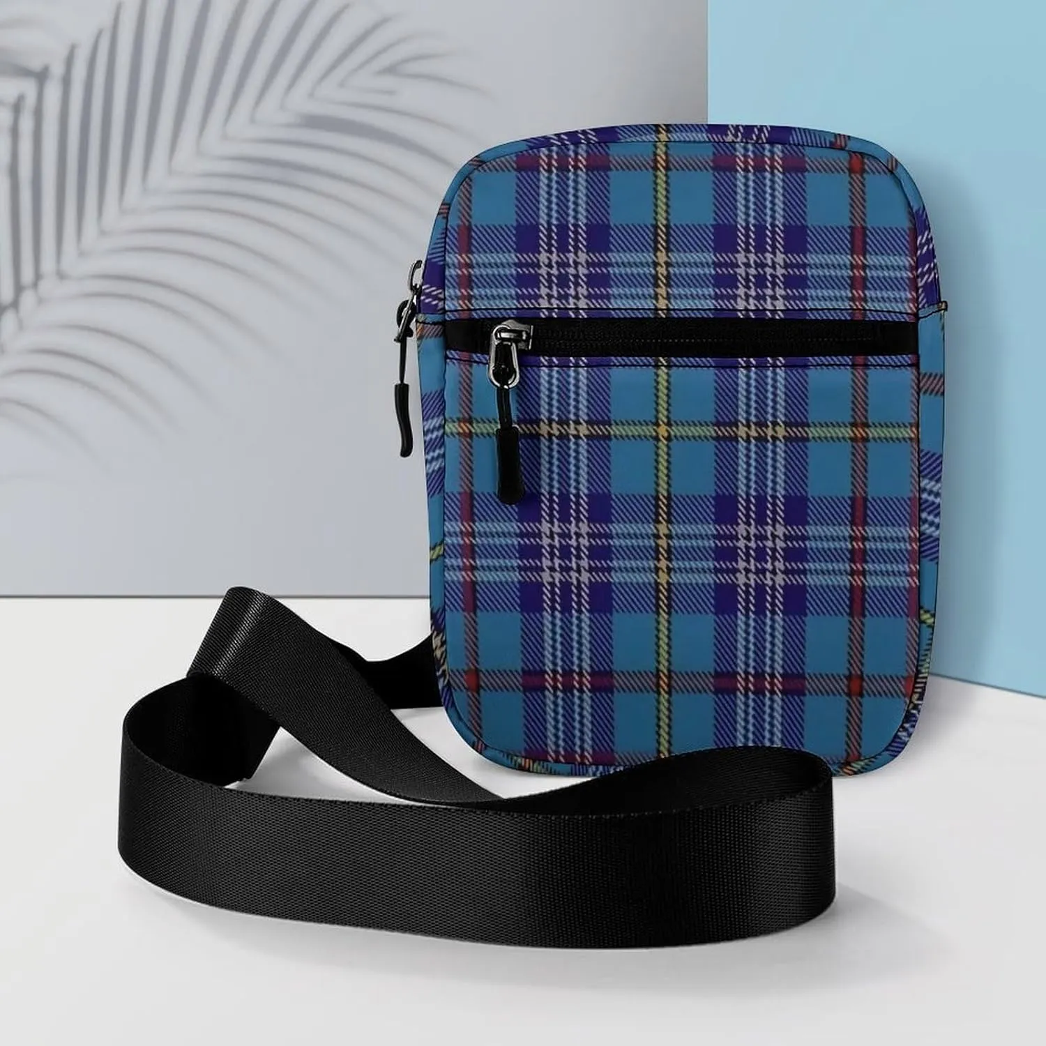 Citadel Military Academy Tartan Detachable Shoulder Strap Small Shoulder Bag Unisex