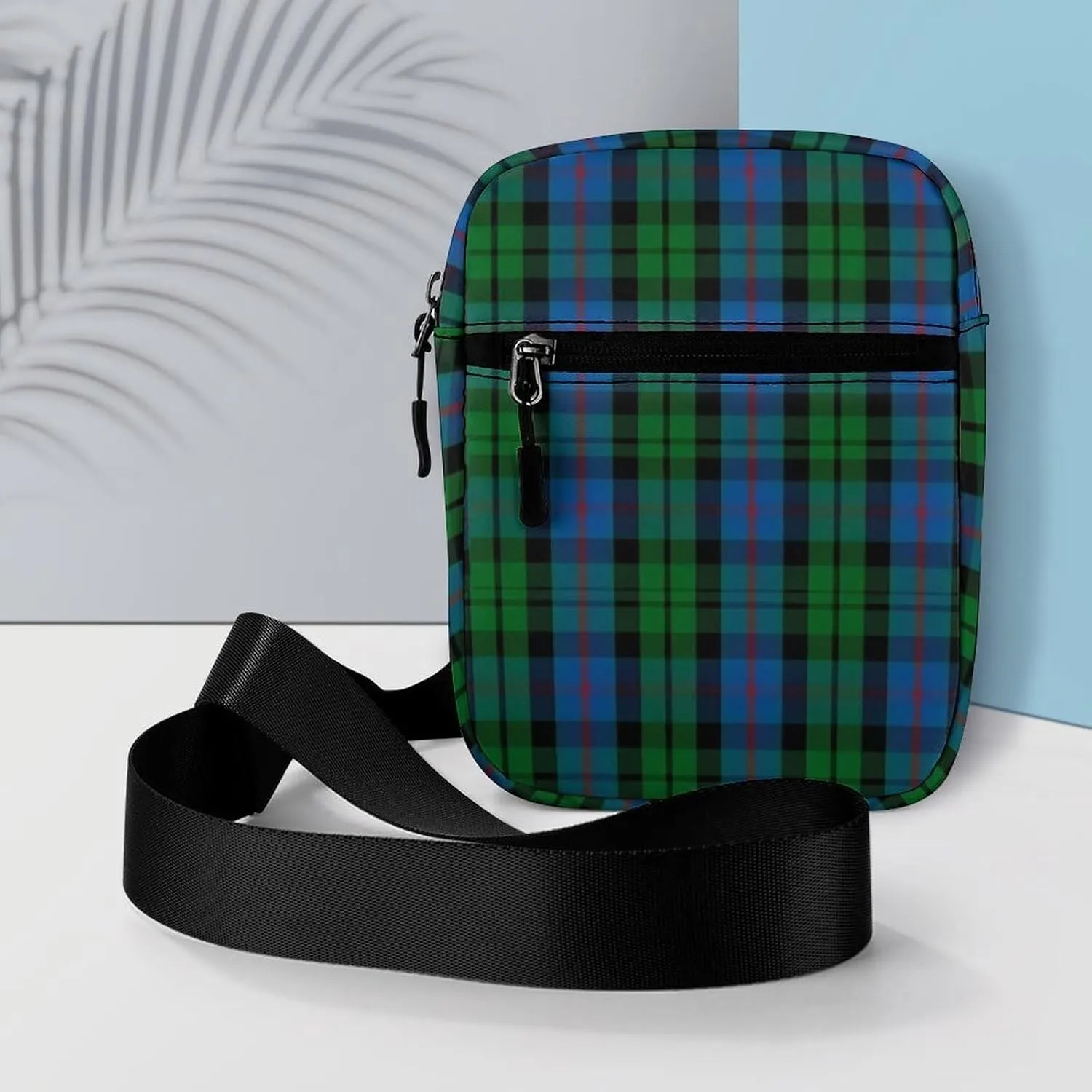 Clan Morrison Tartan Detachable Shoulder Strap Small Shoulder Bag Unisex