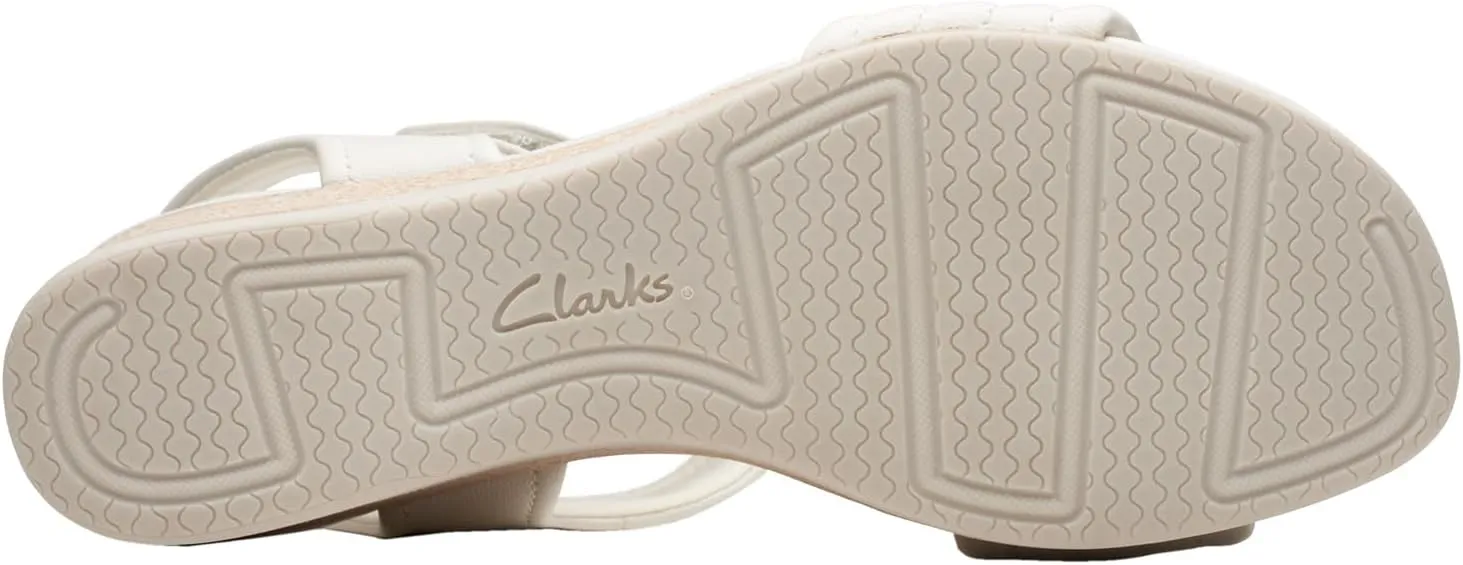 Clarks Womens Chelseah Gem Silhouette Wedge Ankle Strap