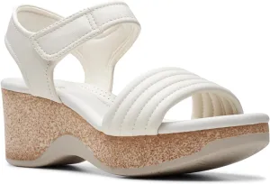Clarks Womens Chelseah Gem Silhouette Wedge Ankle Strap