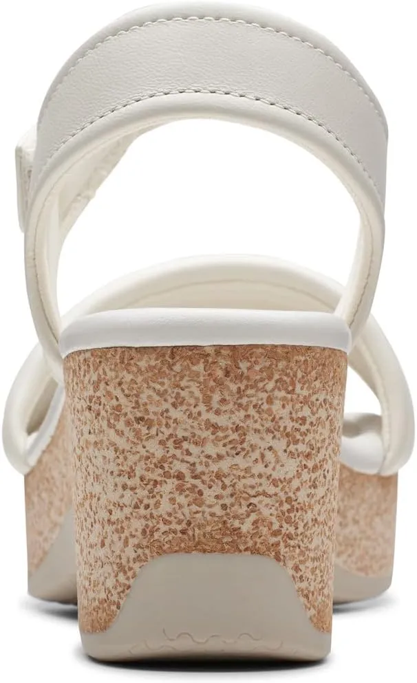 Clarks Womens Chelseah Gem Silhouette Wedge Ankle Strap