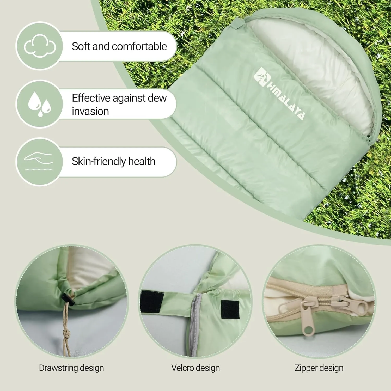 Cold Weather Sleeping Bags for Adults 20°F/40°F/60°F, 0 Degree, Unzip to Blanket, Waterproof, Lightweight, Portable, Backpacking Camping Sleeping Bags Outdoor Travel Hiking Essentials