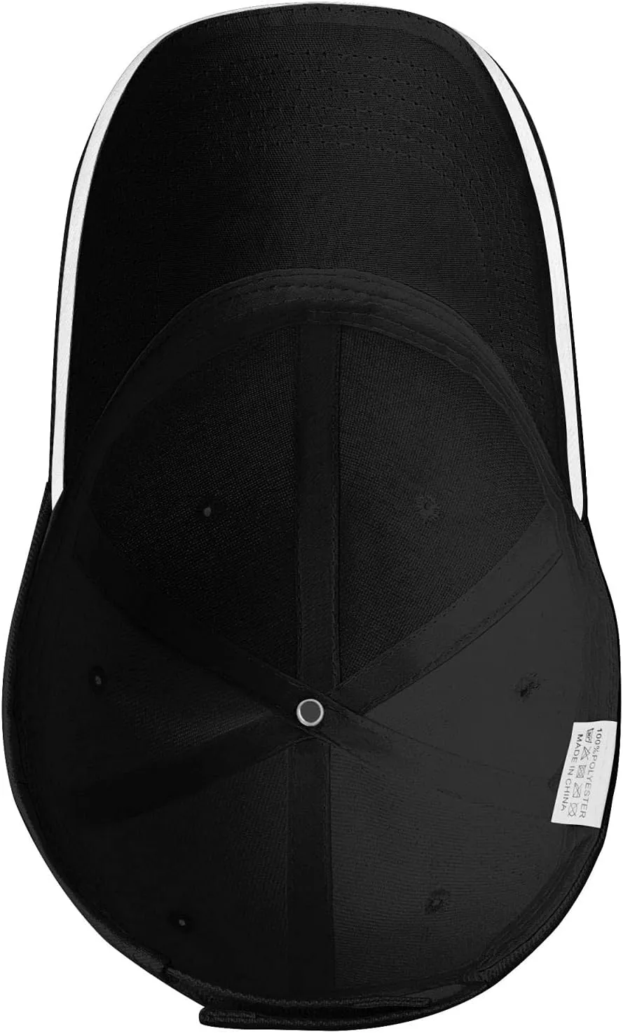 Compass Navigation Pattern Unisex Baseball Cap Black : Breathable, Light